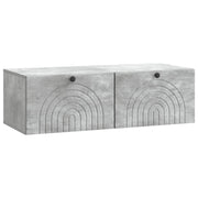 TV ormar za zid Betonska siva 99 x 41 x 30 cm Konstruirano drvo