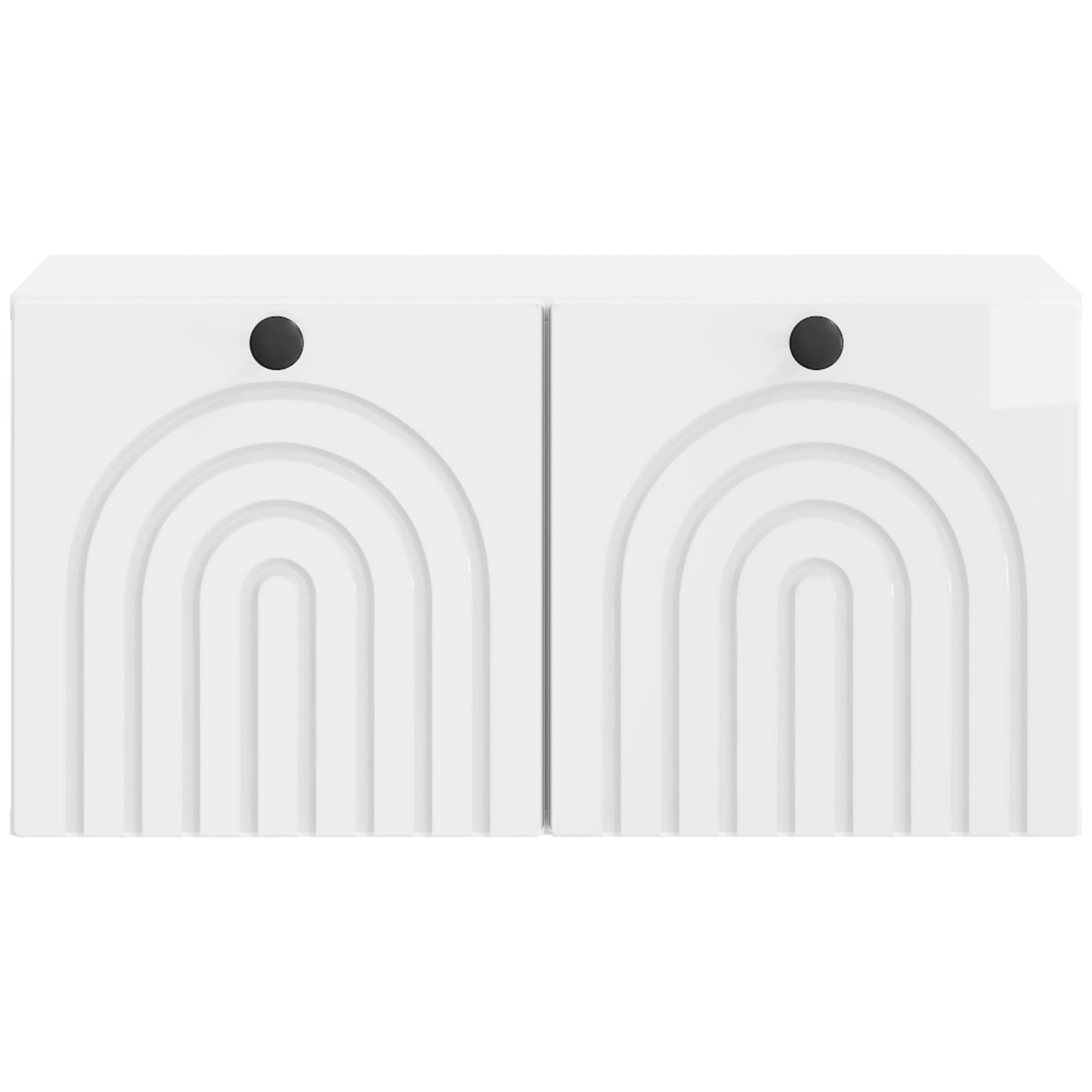 TV ormar za zid Zidne Bijela visokog sjaja 59,5 x 31 x 30 cm