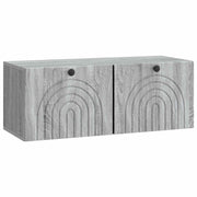 TV ormar za zid Siva sonoma 78,5 x 31 x 30 cm Konstruirano drvo