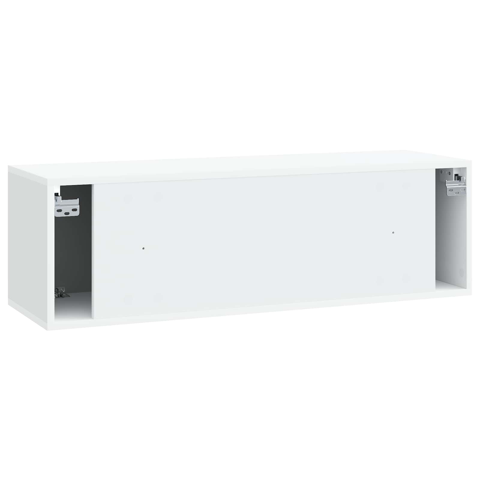 TV ormar za zid Zidne Bijela 98 x 31 x 30 cm Konstruirano drvo