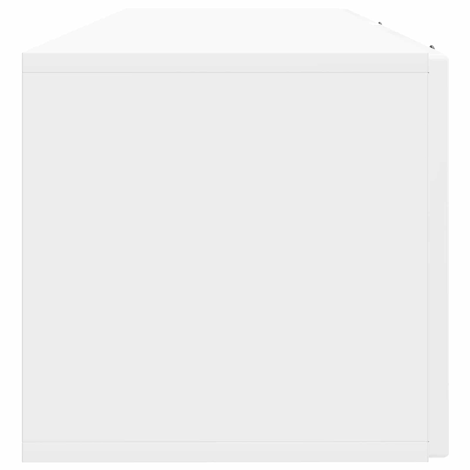 TV ormar za zid Zidne Bijela visokog sjaja 98 x 31 x 30 cm