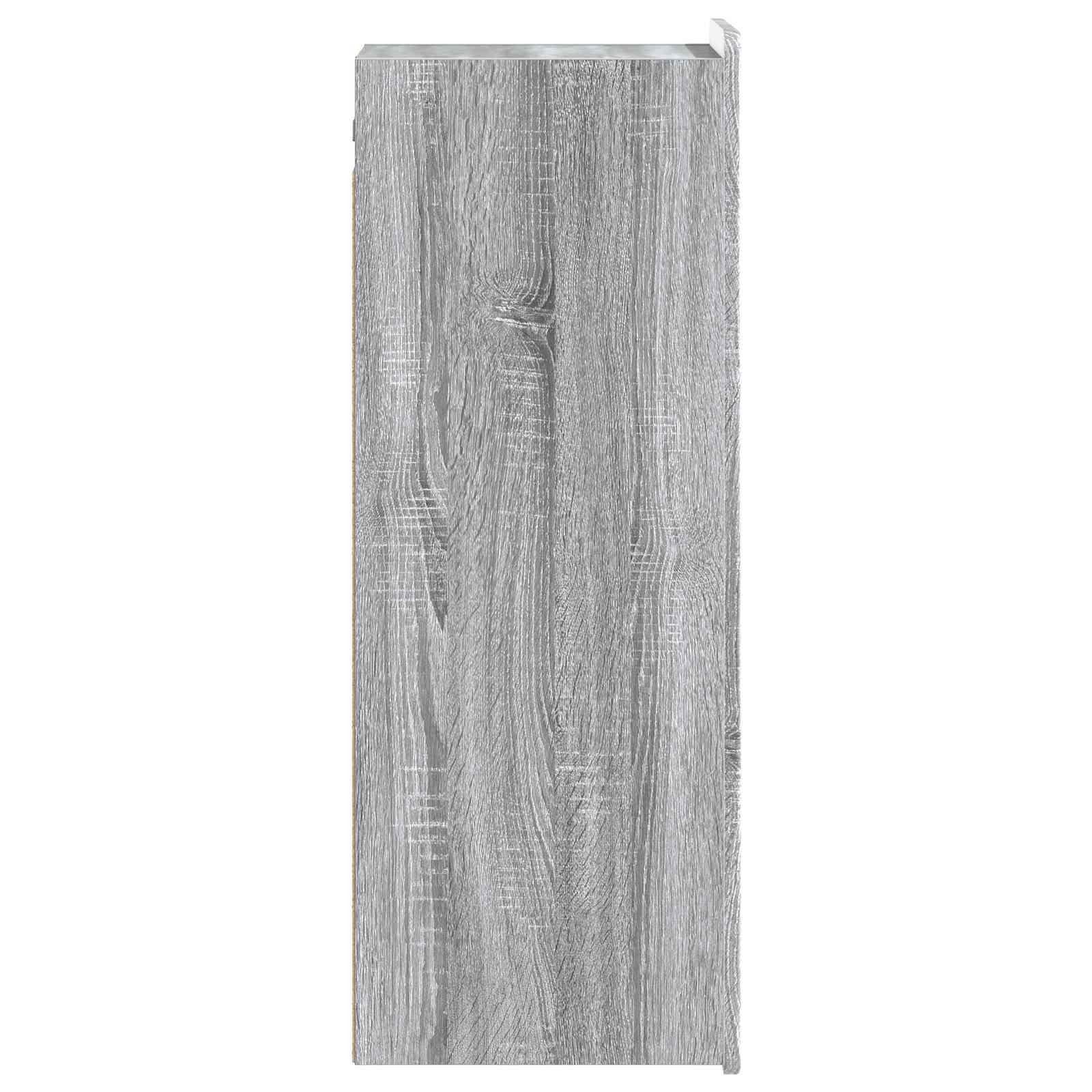 Ormar za montažu na zid Siva Sonoma 33 x 34,5 x 94 cm