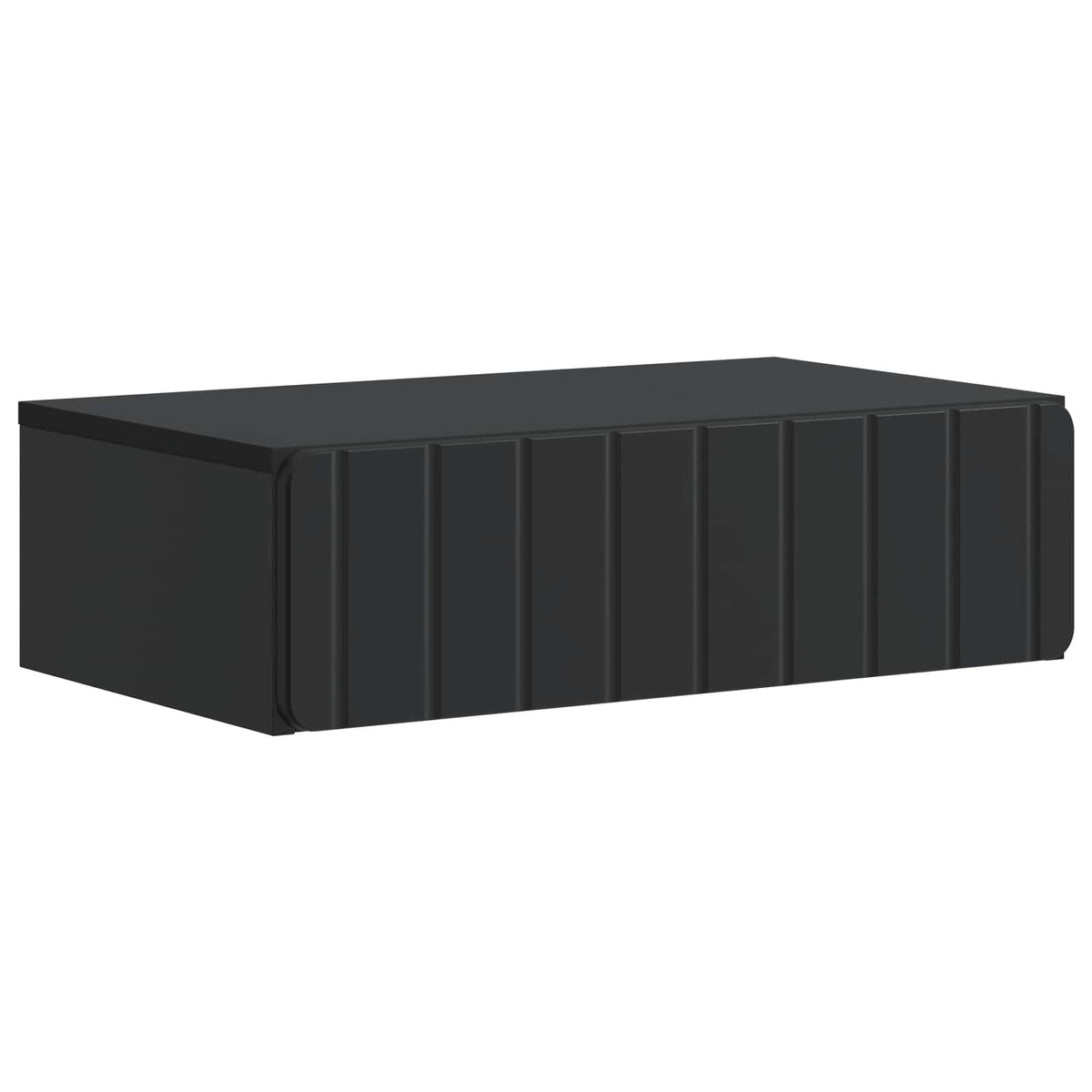 Stolna montirana na zid Crna 59 x 34,5 x 17 cm