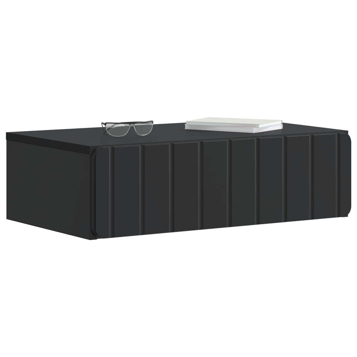 Stolna montirana na zid Crna 59 x 34,5 x 17 cm