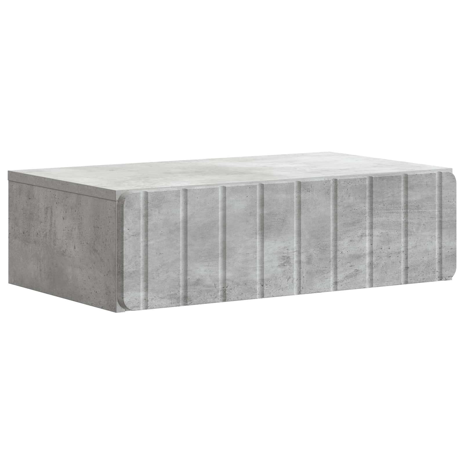 Stolna montirana na zid Betonska siva 59 x 34,5 x 17 cm