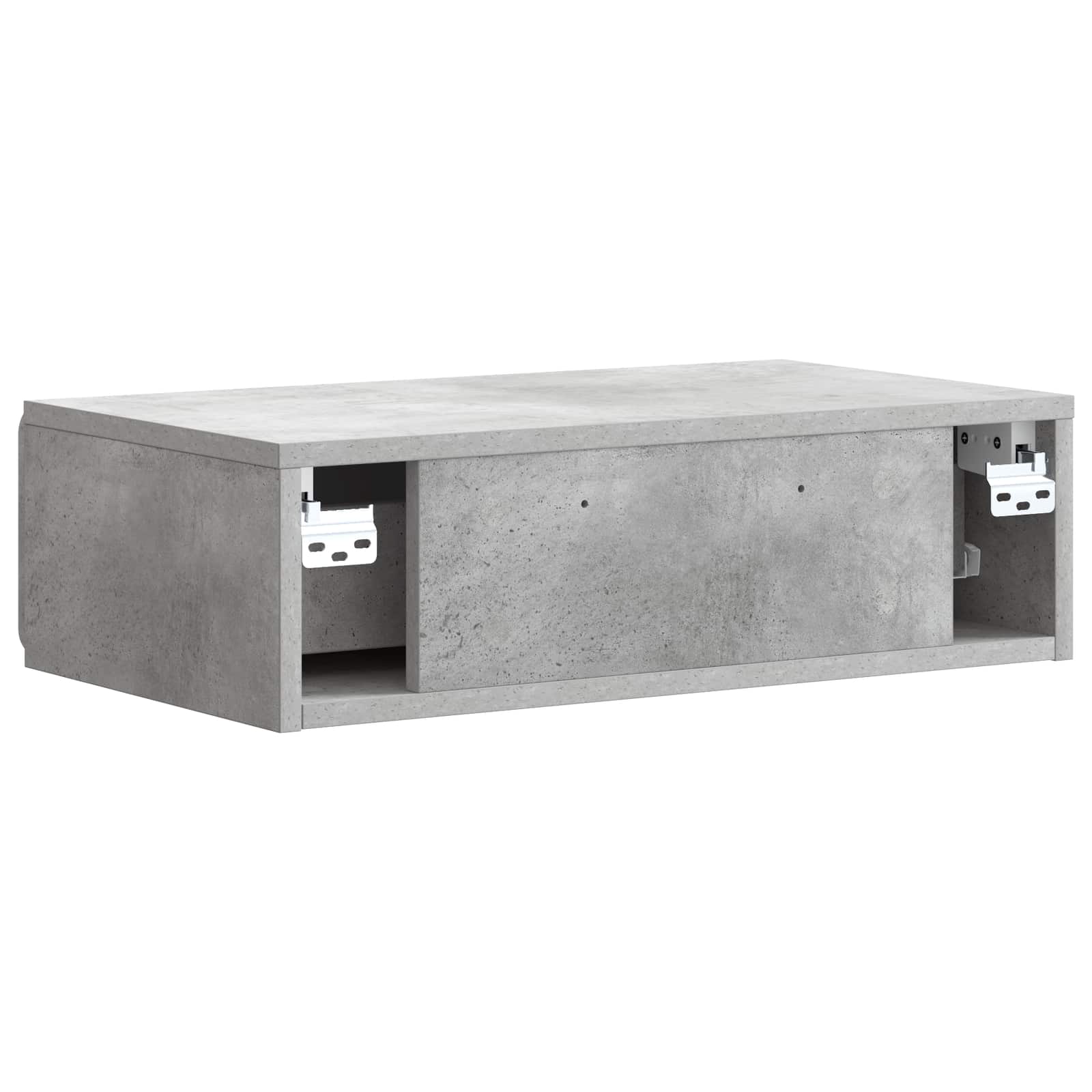 Stolna montirana na zid Betonska siva 59 x 34,5 x 17 cm