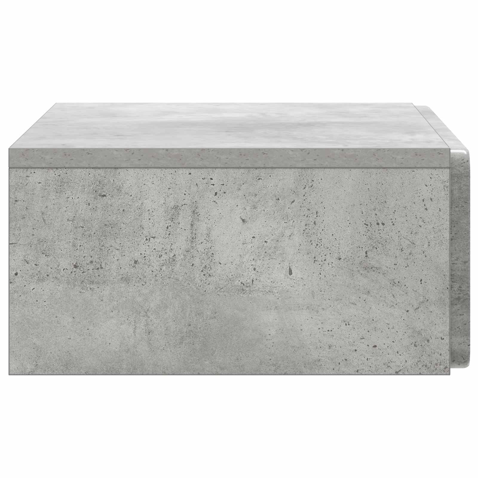 Stolna montirana na zid Betonska siva 59 x 34,5 x 17 cm