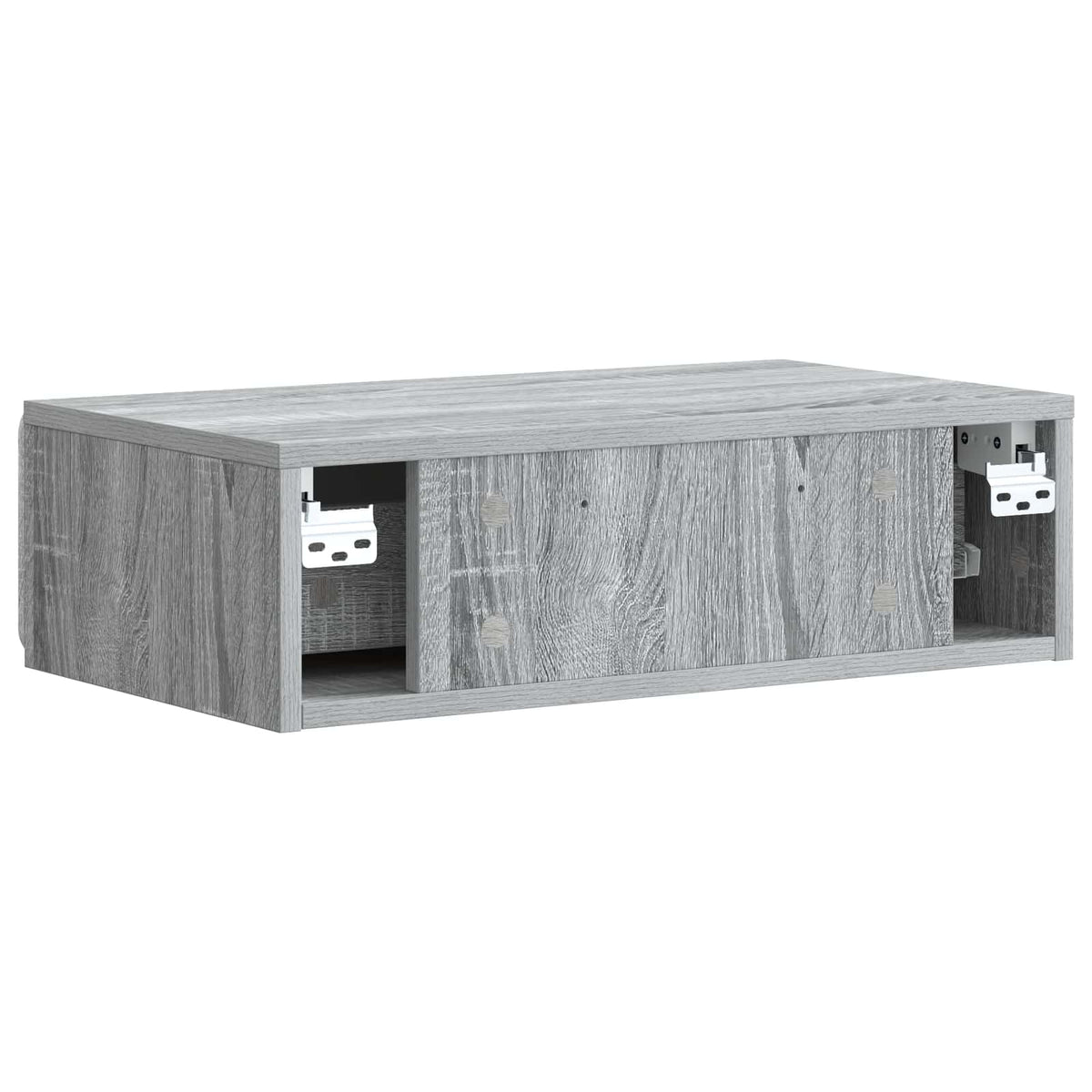 Stolna montirana na zid Siva sonoma 59 x 34,5 x 17 cm
