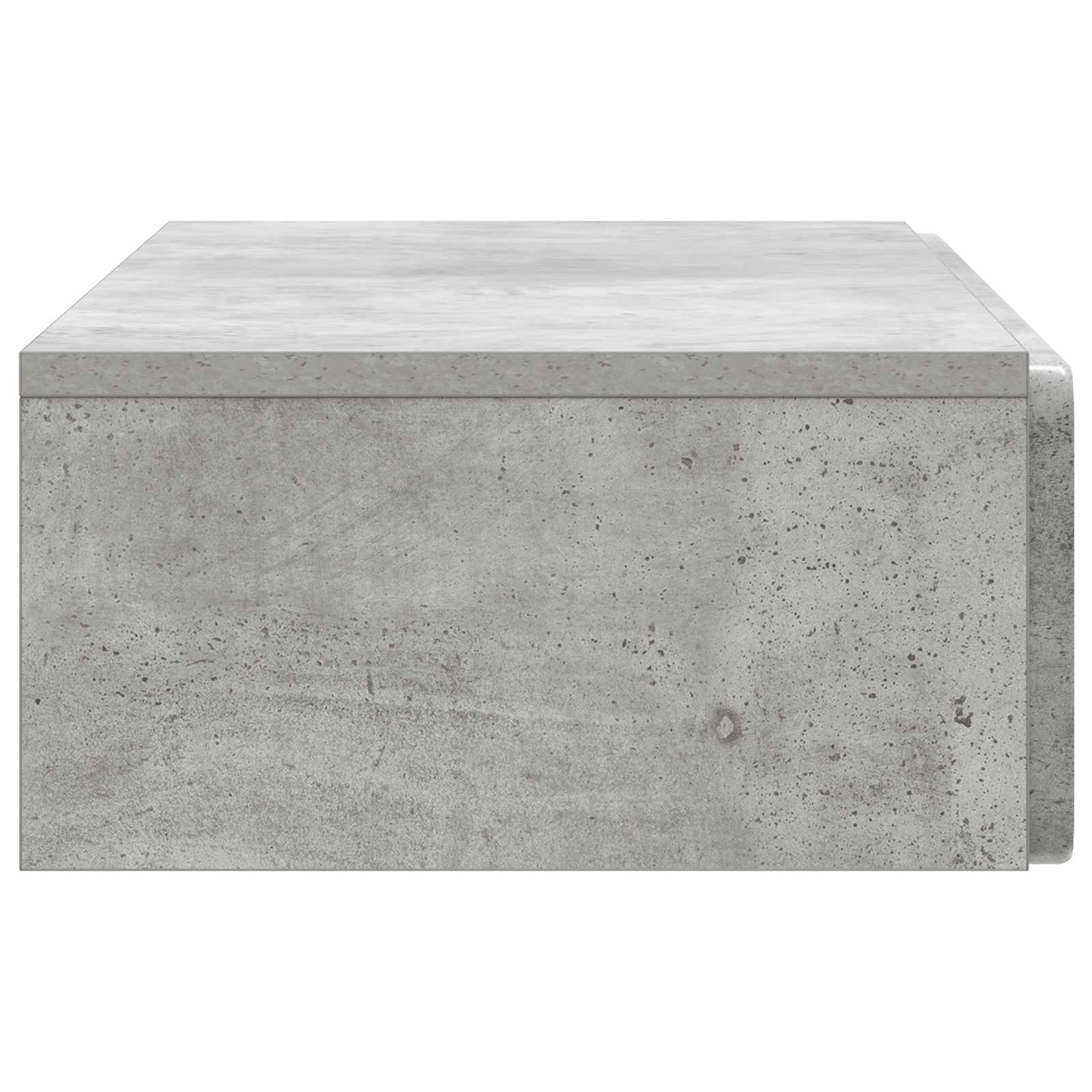 Stolna montirana na zid Betonska siva 87,5 x 34,5 x 17 cm