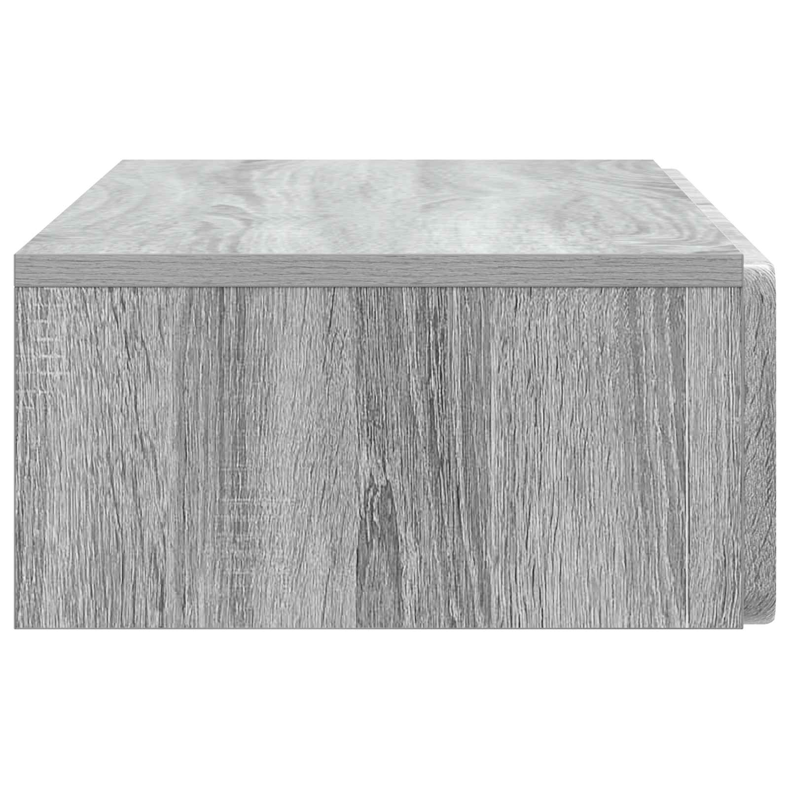 Stolna montirana na zid Siva sonoma 87,5 x 34,5 x 17 cm