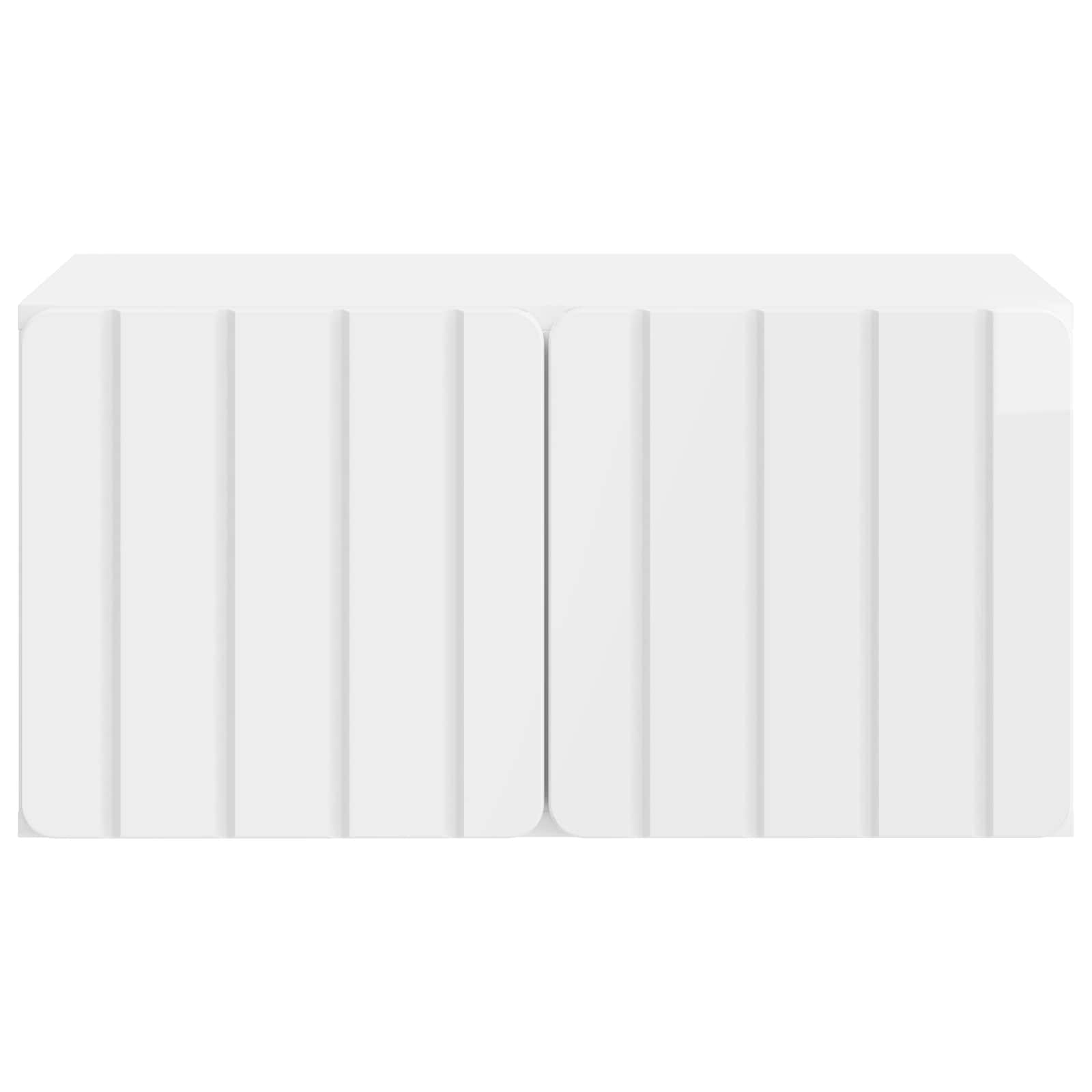 TV ormar za zid 59,5 x 41 x 30 cm Bijela visokog sjaja