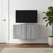 TV ormar za zid 59,5 x 41 x 30 cm Siva Sonoma Konstruirano drvo