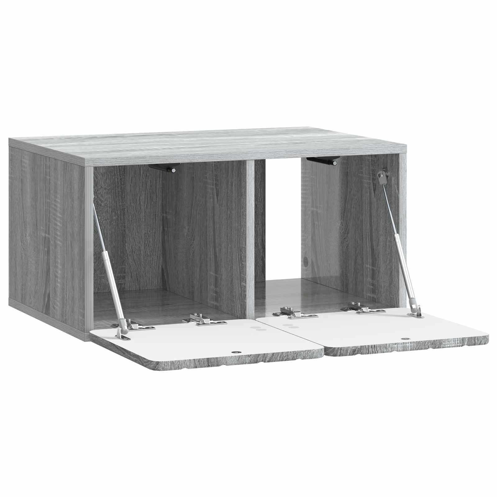 TV ormar za zid 59,5 x 41 x 30 cm Siva Sonoma Konstruirano drvo