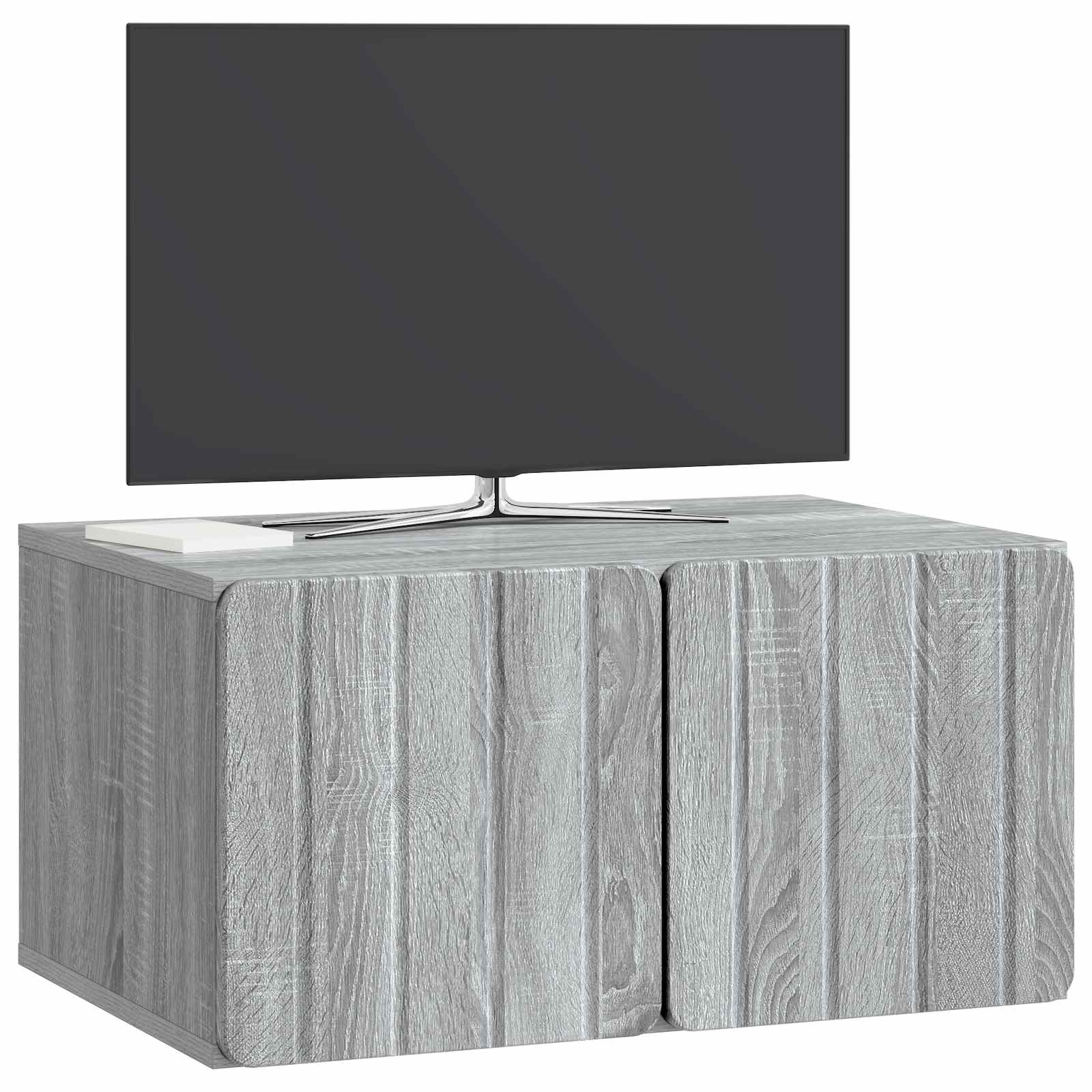 TV ormar za zid 59,5 x 41 x 30 cm Siva Sonoma Konstruirano drvo