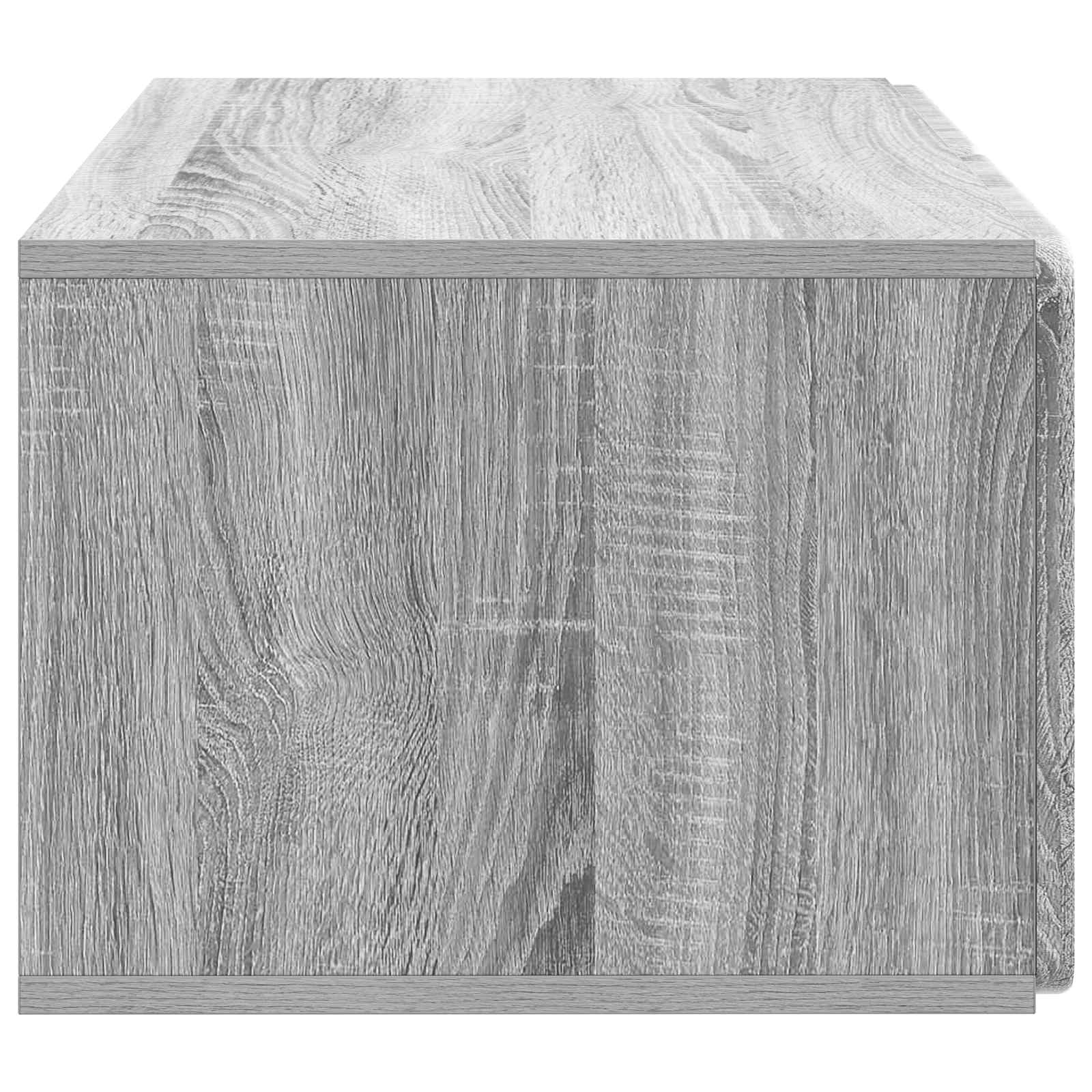 TV ormar za zid 59,5 x 41 x 30 cm Siva Sonoma Konstruirano drvo
