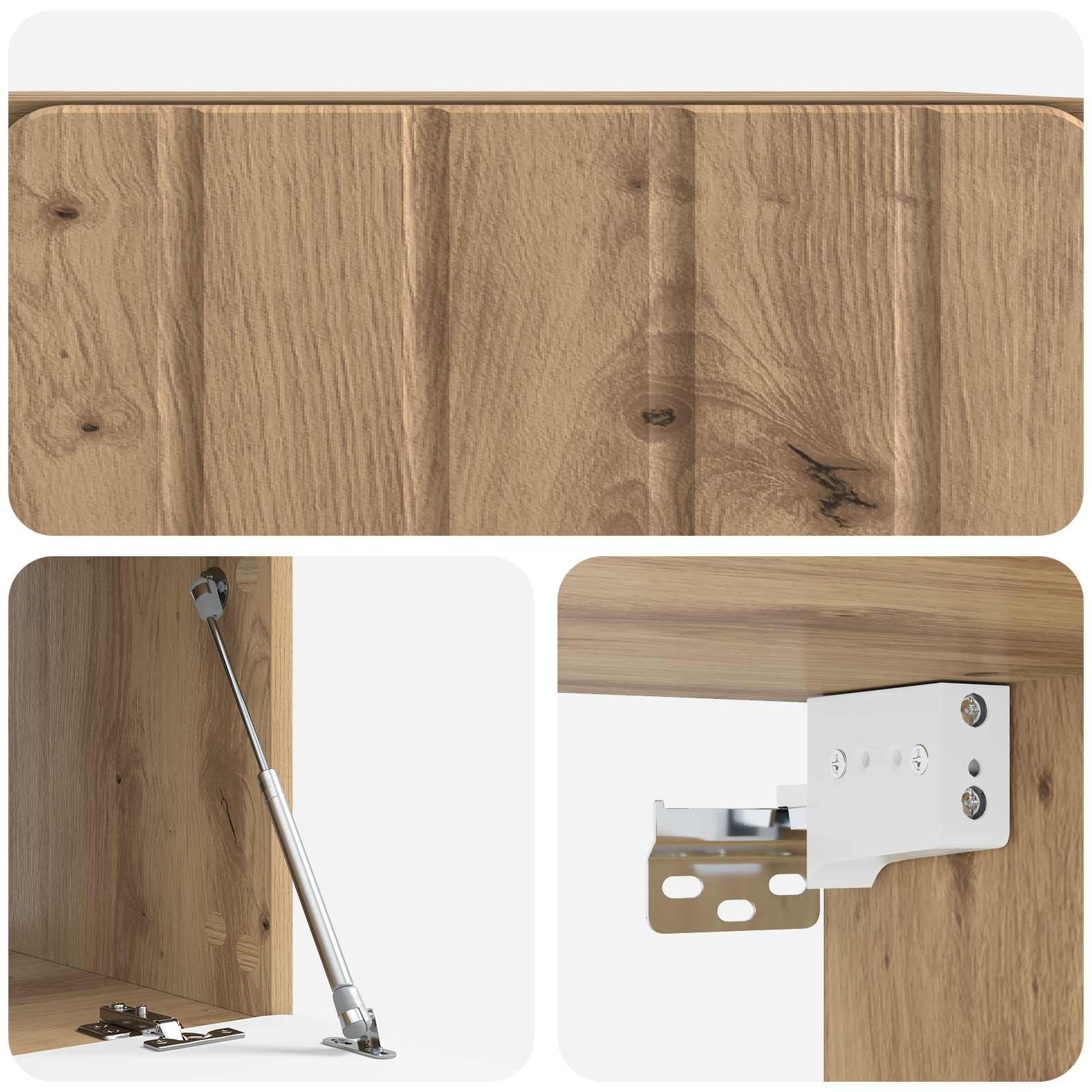 TV ormar za zid 59,5 x 41 x 30 cm Hrast artisan