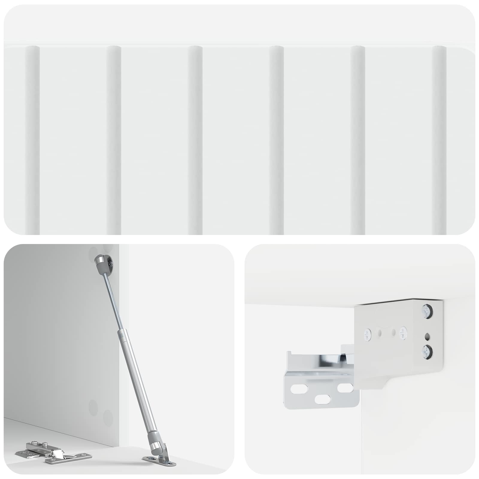TV ormar za zid 78,5 x 41 x 30 cm Bijela Konstruirano drvo