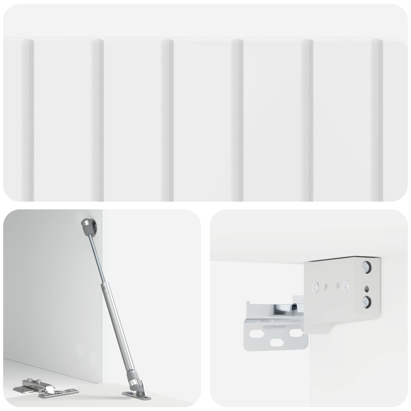 TV ormar za zid 78,5 x 41 x 30 cm Bijela visokog sjaja