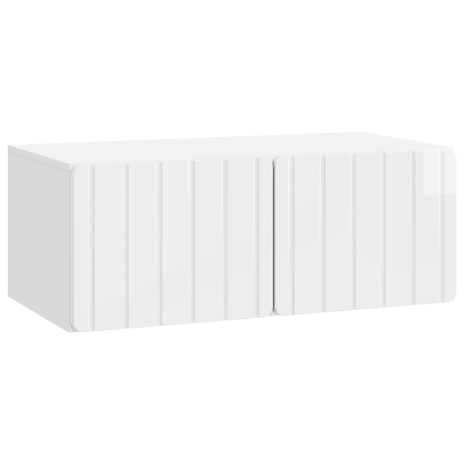 TV ormar za zid 78,5 x 41 x 30 cm Bijela visokog sjaja