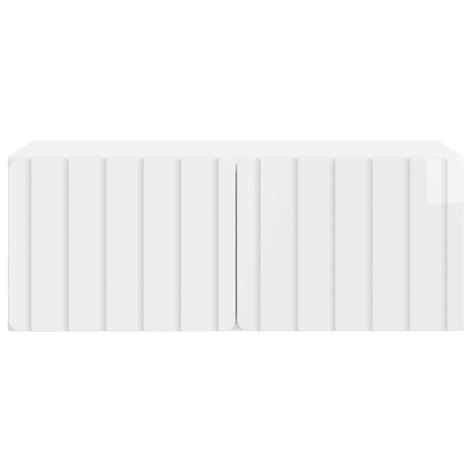 TV ormar za zid 78,5 x 41 x 30 cm Bijela visokog sjaja