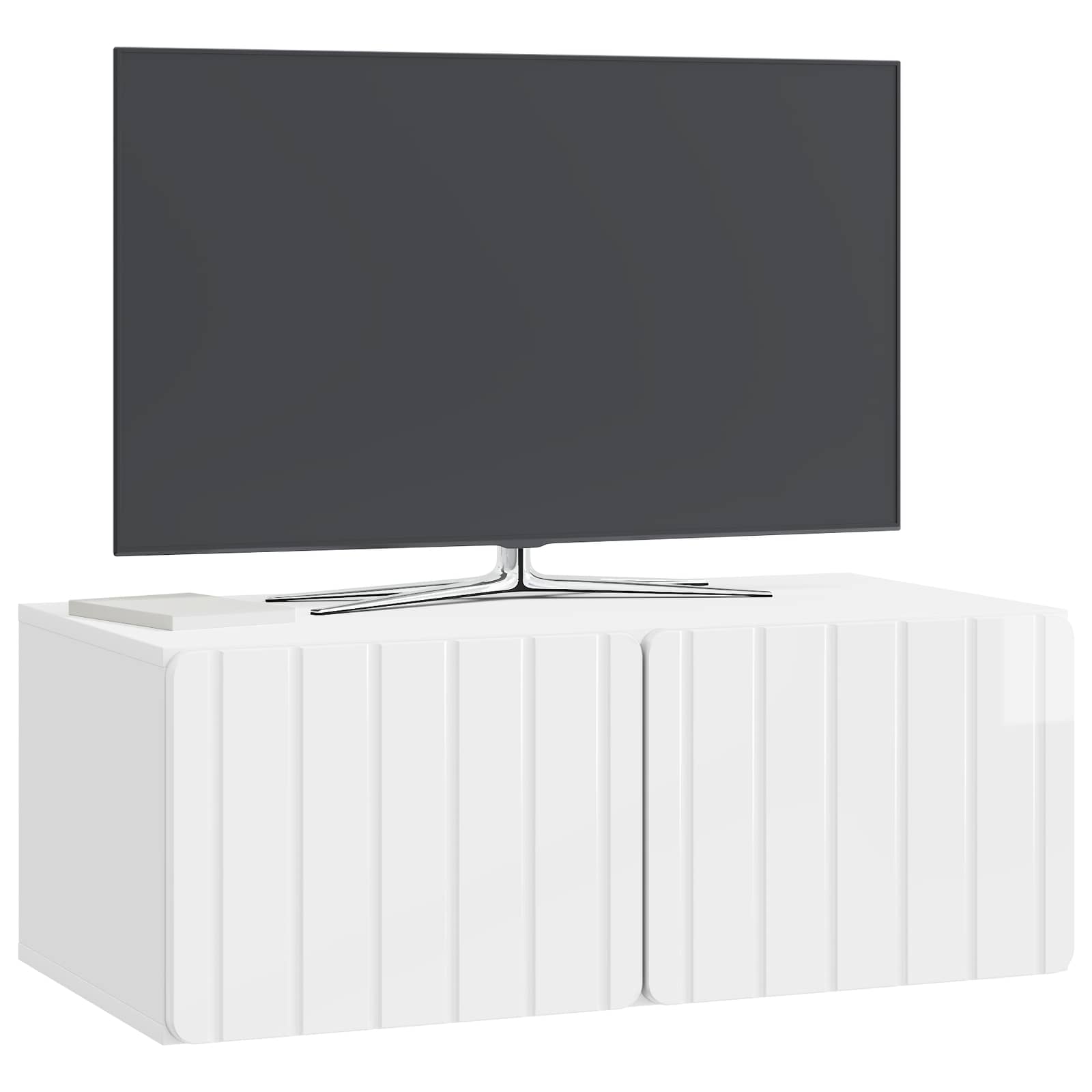 TV ormar za zid 78,5 x 41 x 30 cm Bijela visokog sjaja