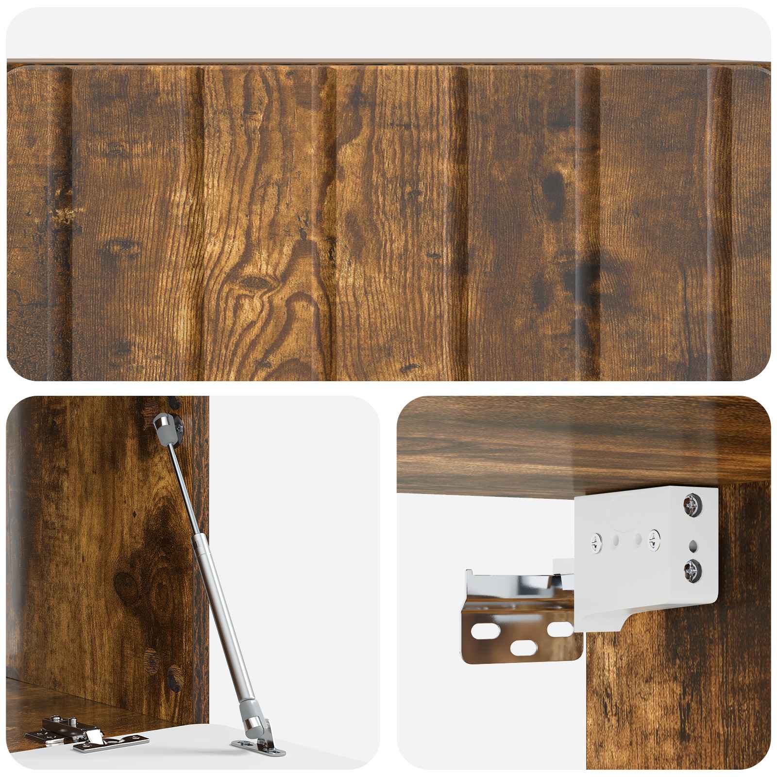 TV ormar za zid 78,5 x 41 x 30 cm Dimljeni hrast