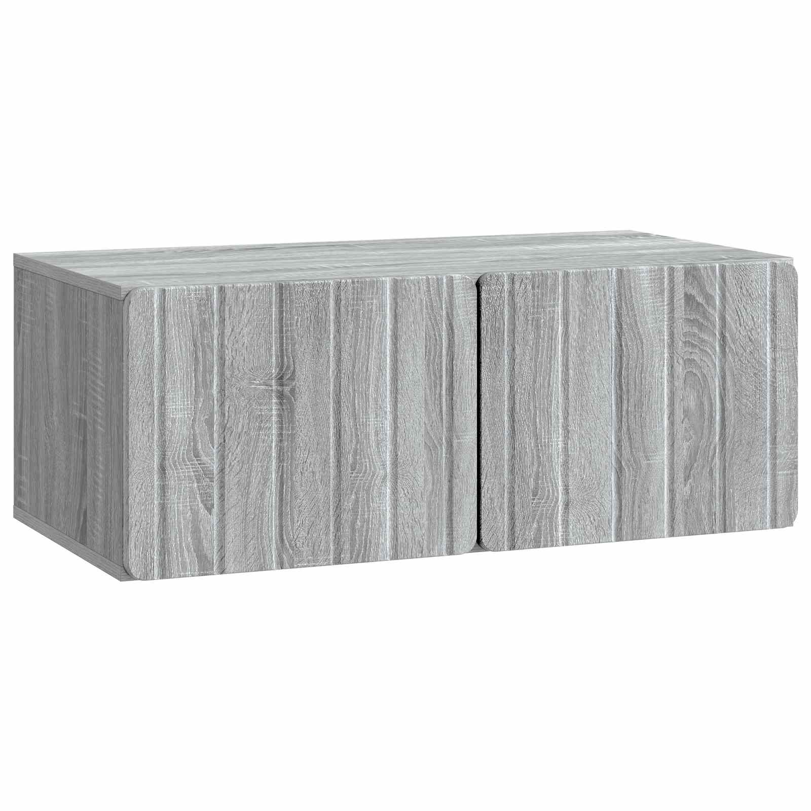 TV ormar za zid Siva sonoma 78,5 x 41 x 30 cm Konstruirano drvo