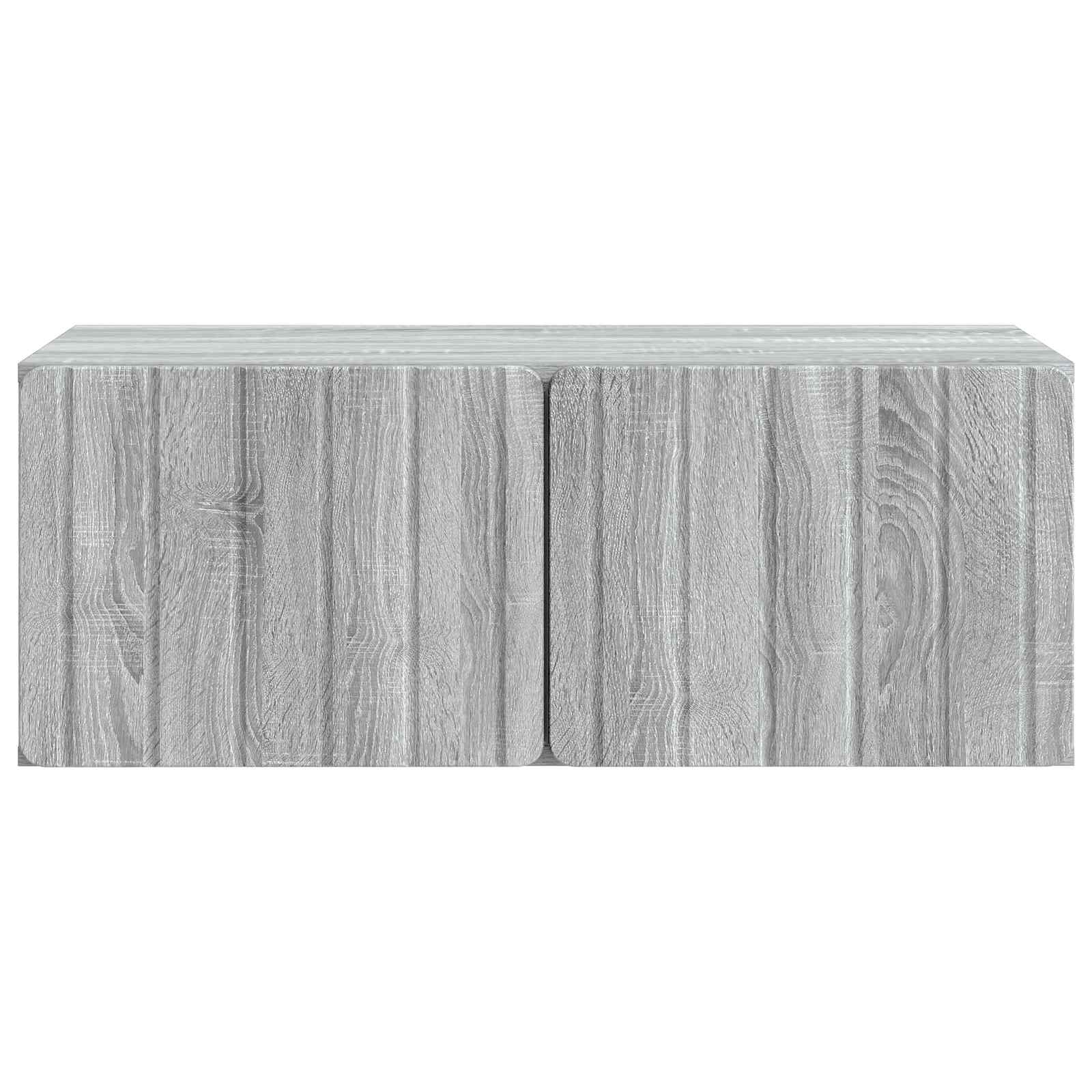TV ormar za zid 78,5 x 41 x 30 cm Siva Sonoma Konstruirano drvo