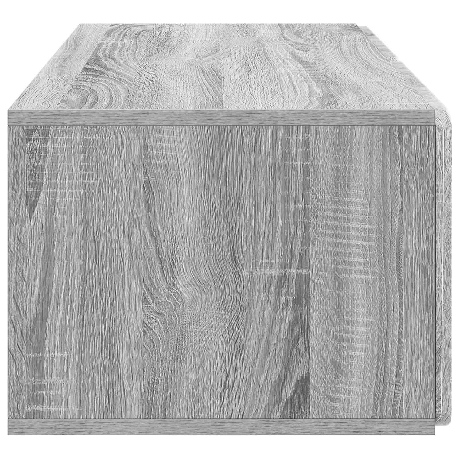 TV ormar za zid 78,5 x 41 x 30 cm Siva Sonoma Konstruirano drvo
