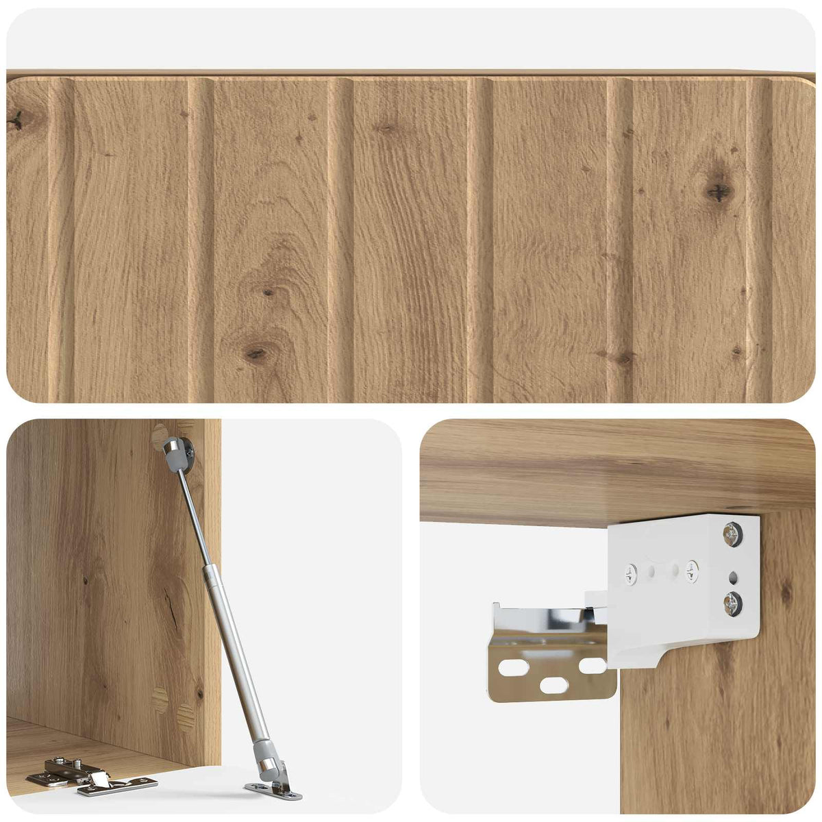 TV ormar za zid 78,5 x 41 x 30 cm Hrast artisan