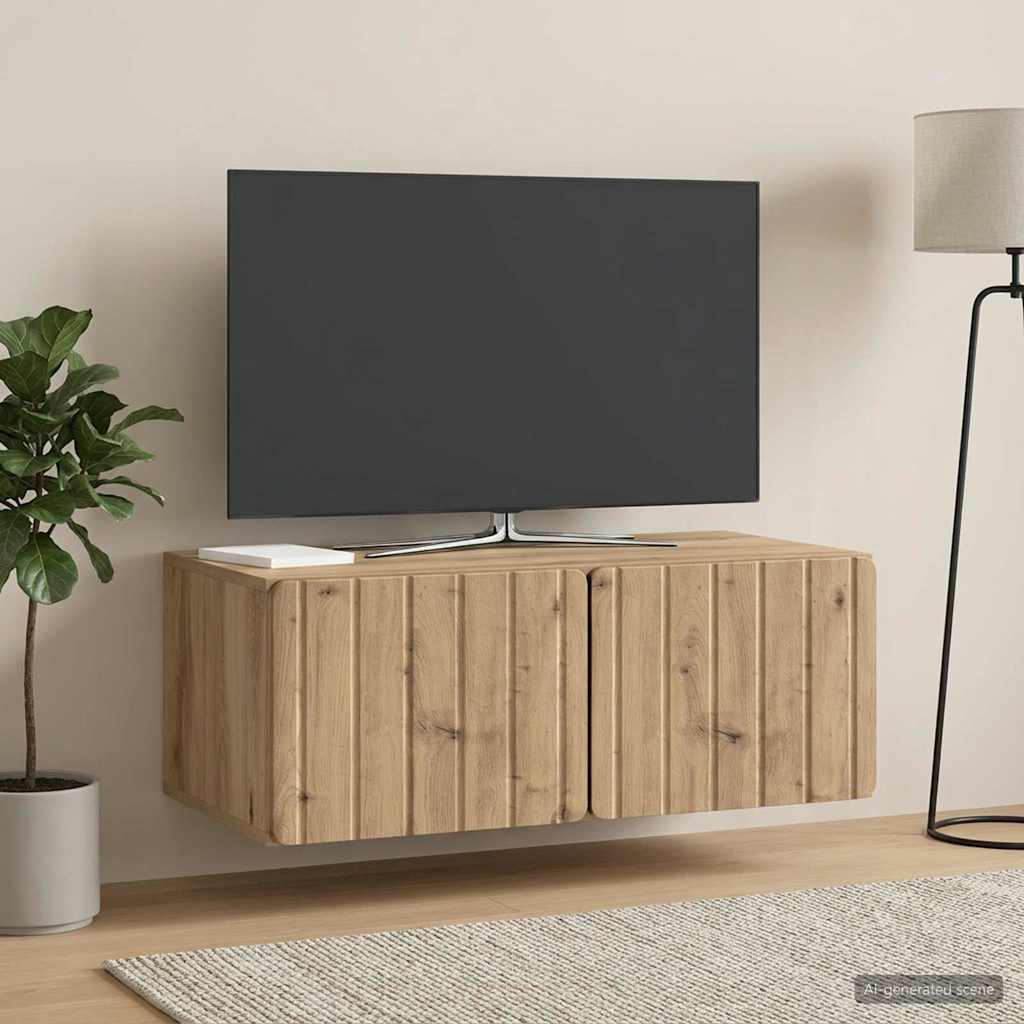 TV ormar za zid 78,5 x 41 x 30 cm Hrast artisan