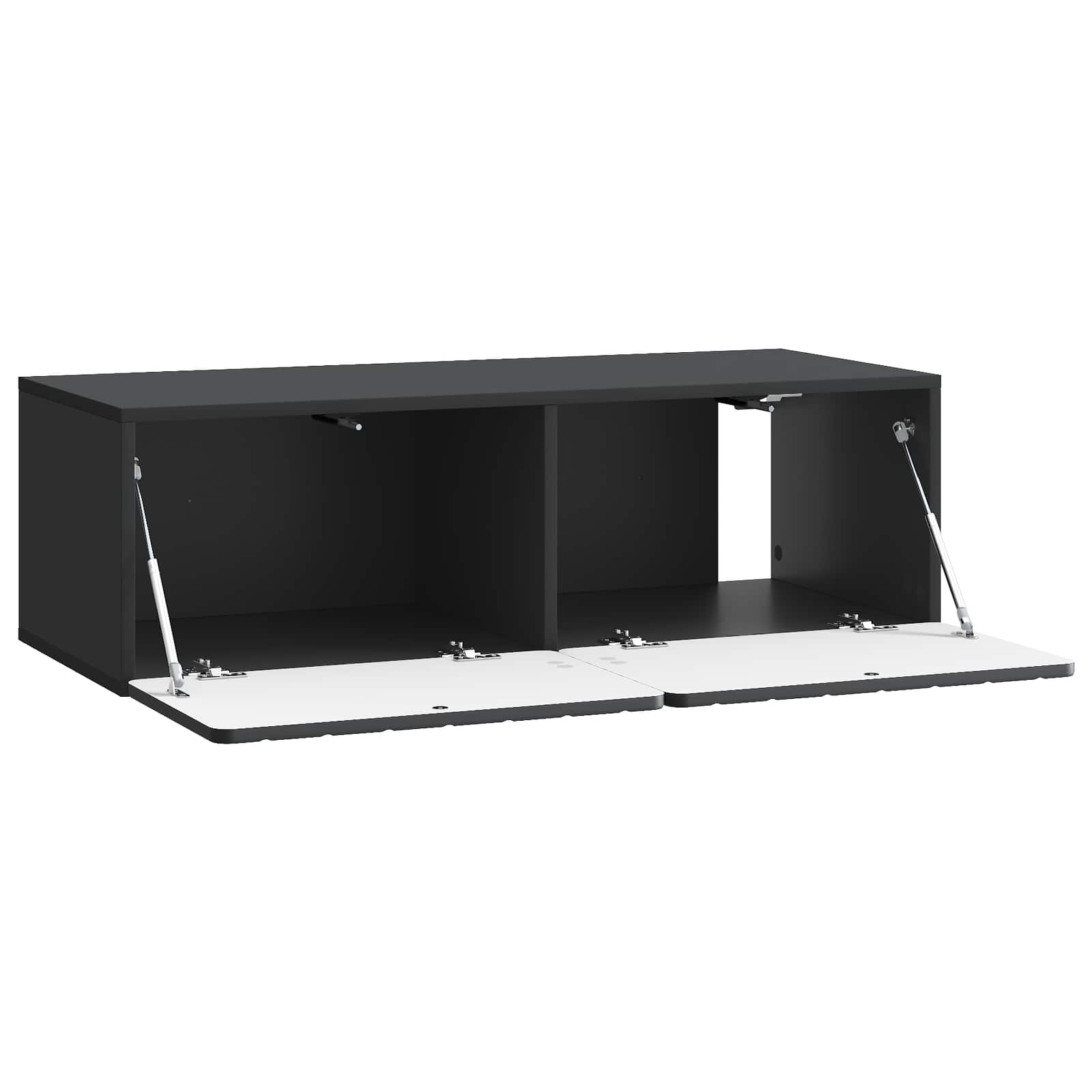 TV ormar za zid Zidne Crna 98 x 41 x 30 cm Konstruirano drvo