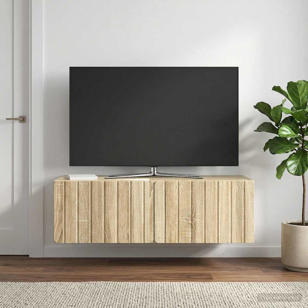 TV ormar za zid 98 x 41 x 30 cm Hrast sonoma Konstruirano drvo