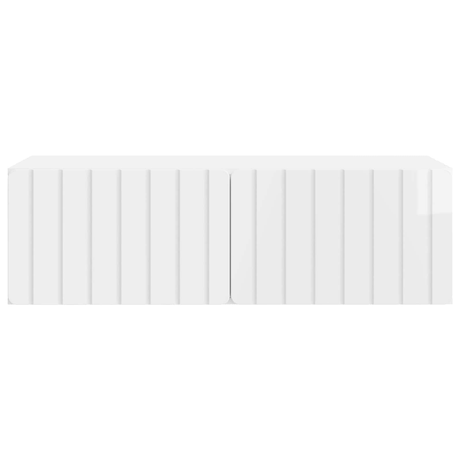 TV ormar za zid 98 x 41 x 30 cm Bijela visokog sjaja