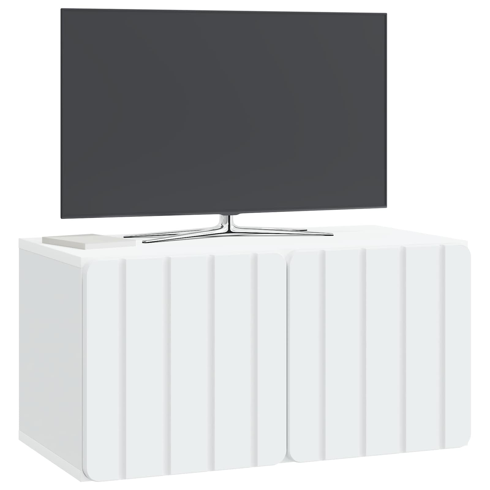 TV ormar za zid 59,5 x 31 x 30 cm Bijela Konstruirano drvo