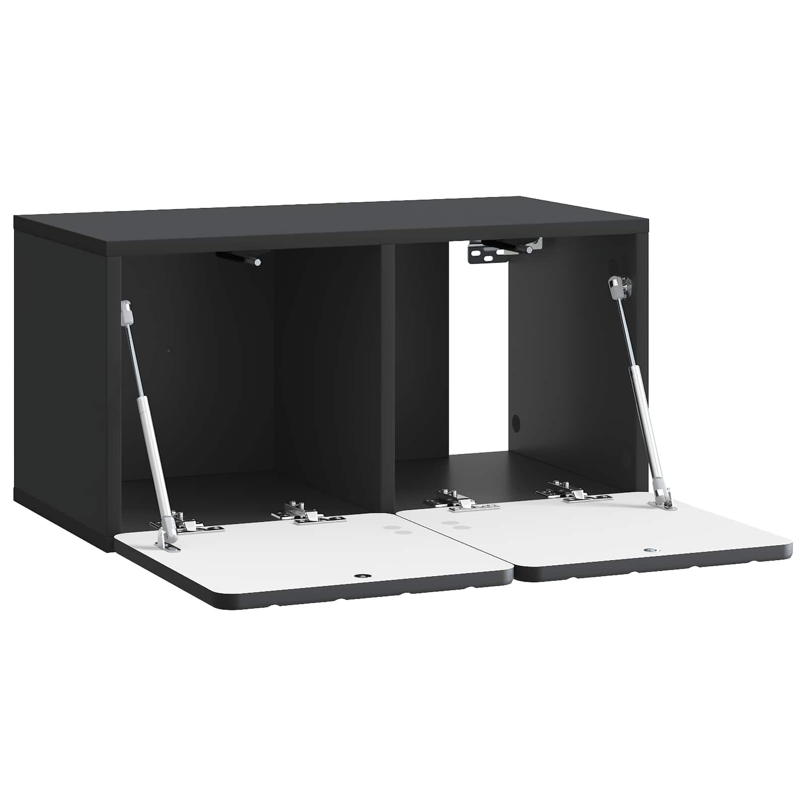 TV ormar za zid 59,5 x 31 x 30 cm Crna Konstruirano drvo