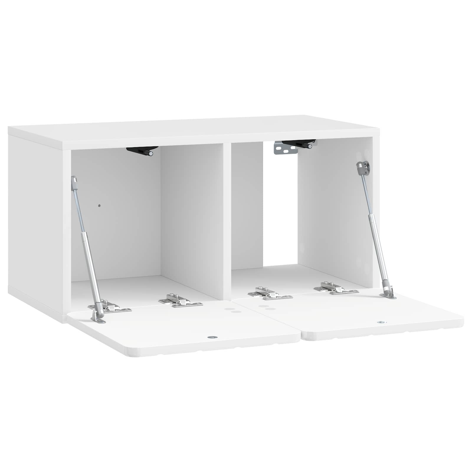 TV ormar za zid Zidne Bijela visokog sjaja 59,5 x 31 x 30 cm
