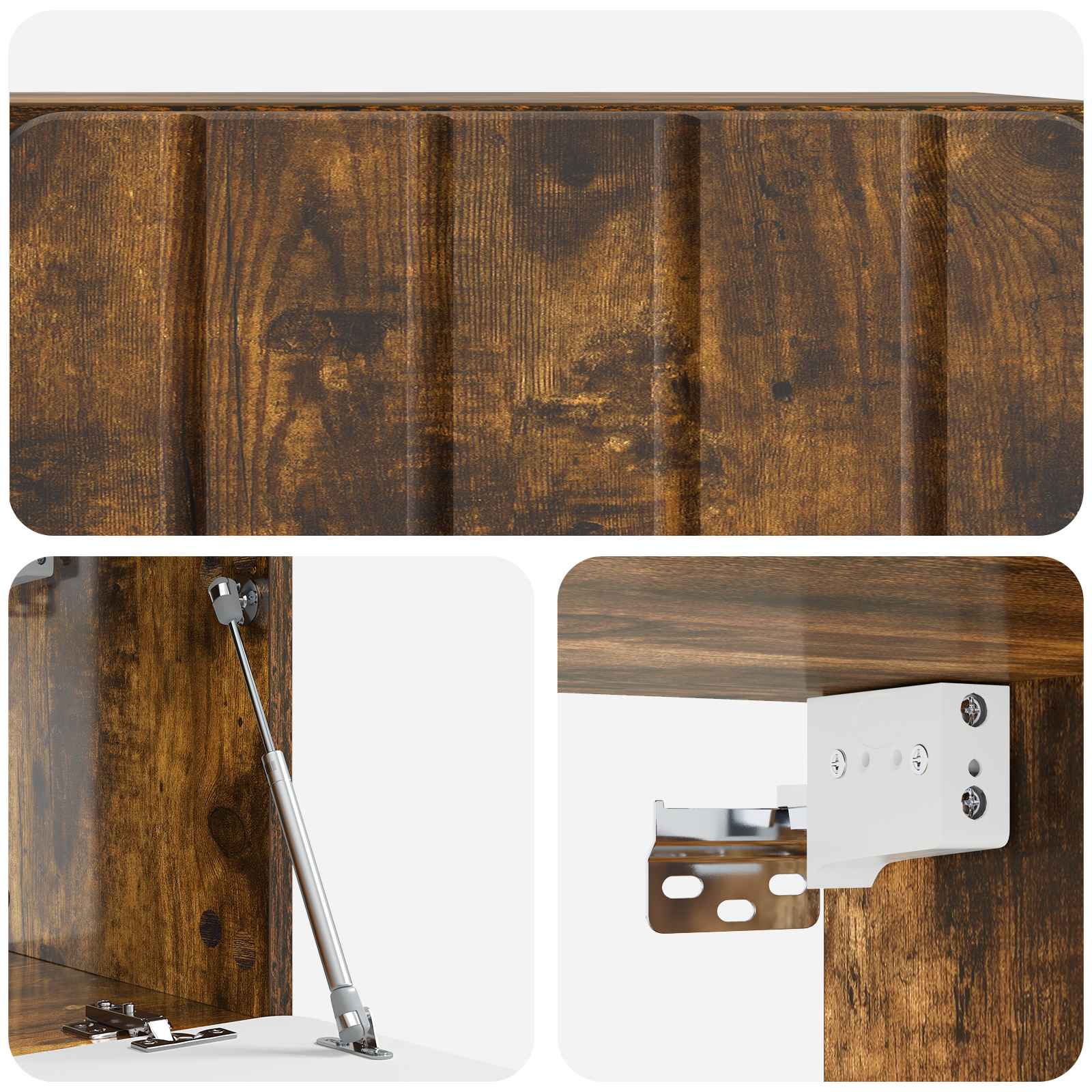 TV ormar za zid 59,5 x 31 x 30 cm Dimljeni hrast