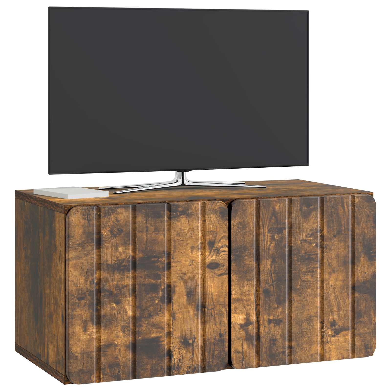 TV ormar za zid 59,5 x 31 x 30 cm Dimljeni hrast
