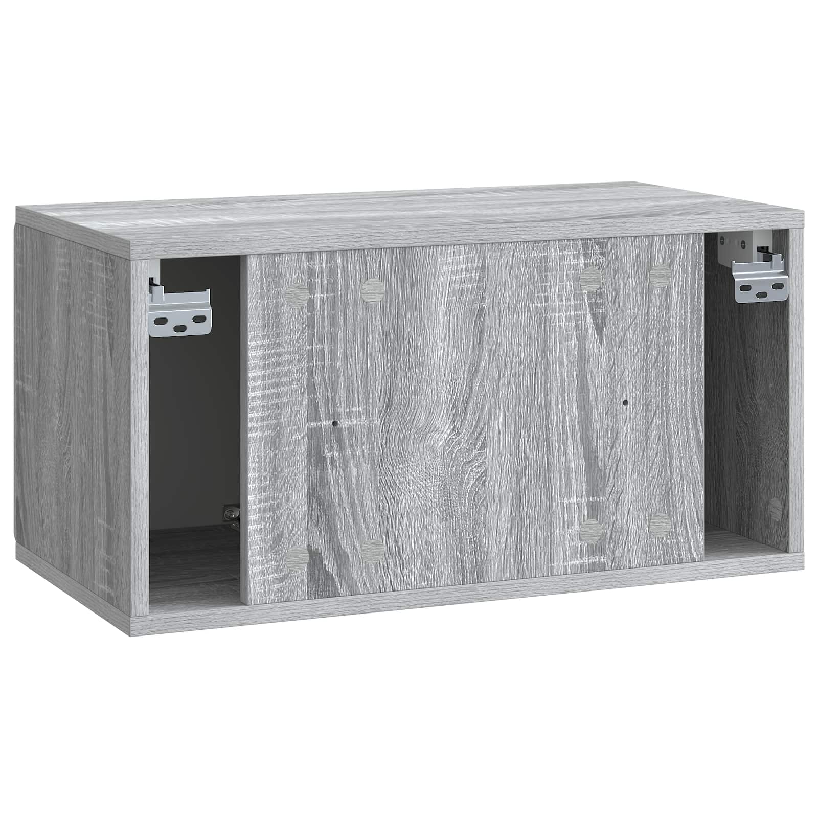 TV ormar za zid 59,5 x 31 x 30 cm Siva Sonoma Konstruirano drvo