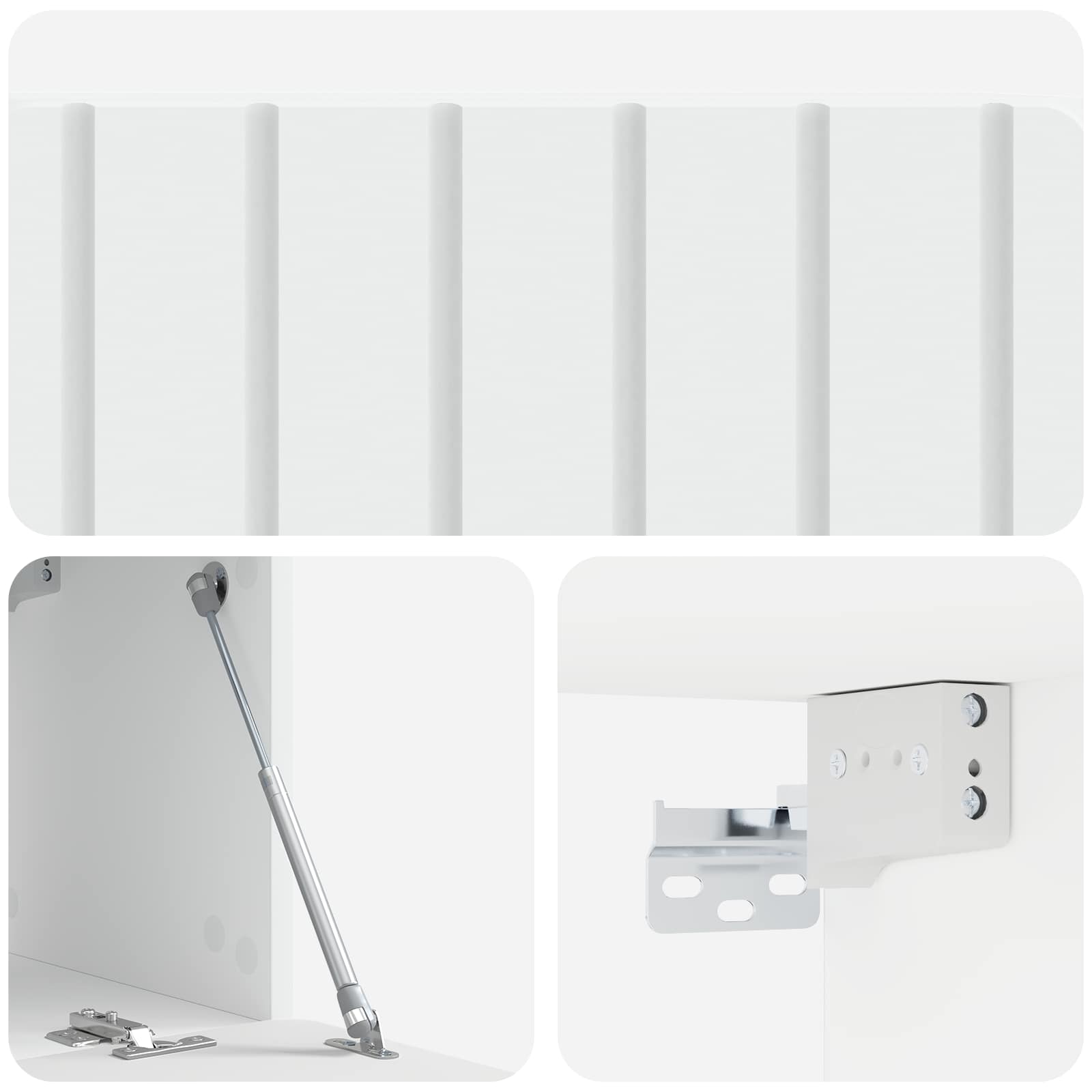 TV ormar za zid 78,5 x 31 x 30 cm Bijela Konstruirano drvo