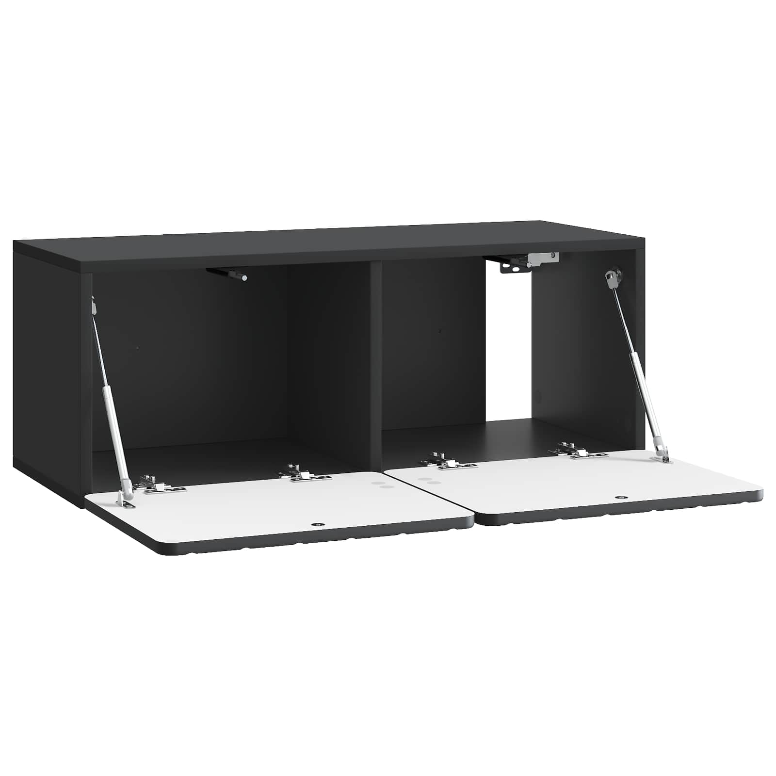 TV ormar za zid 78,5 x 31 x 30 cm Crna Konstruirano drvo