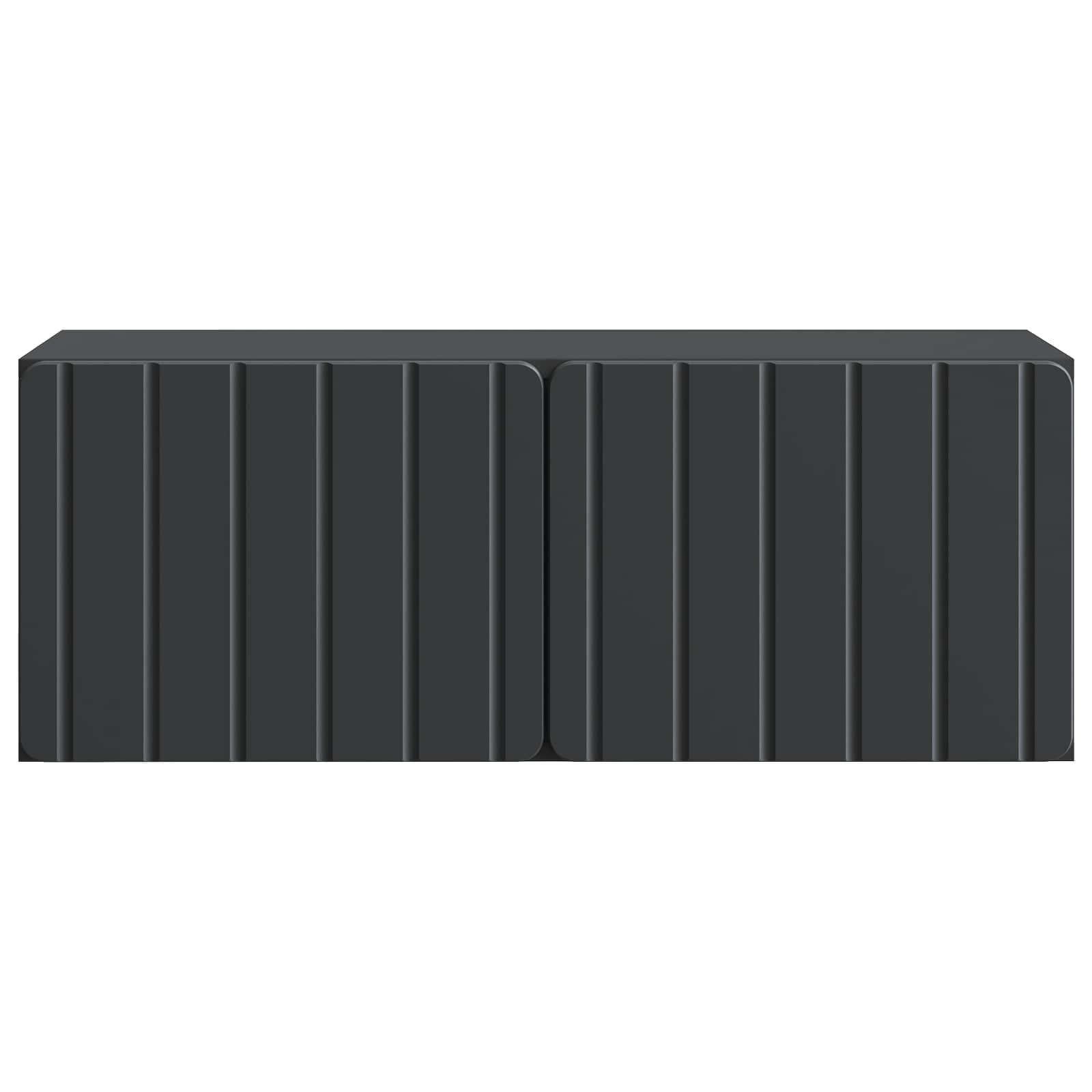 TV ormar za zid 78,5 x 31 x 30 cm Crna Konstruirano drvo