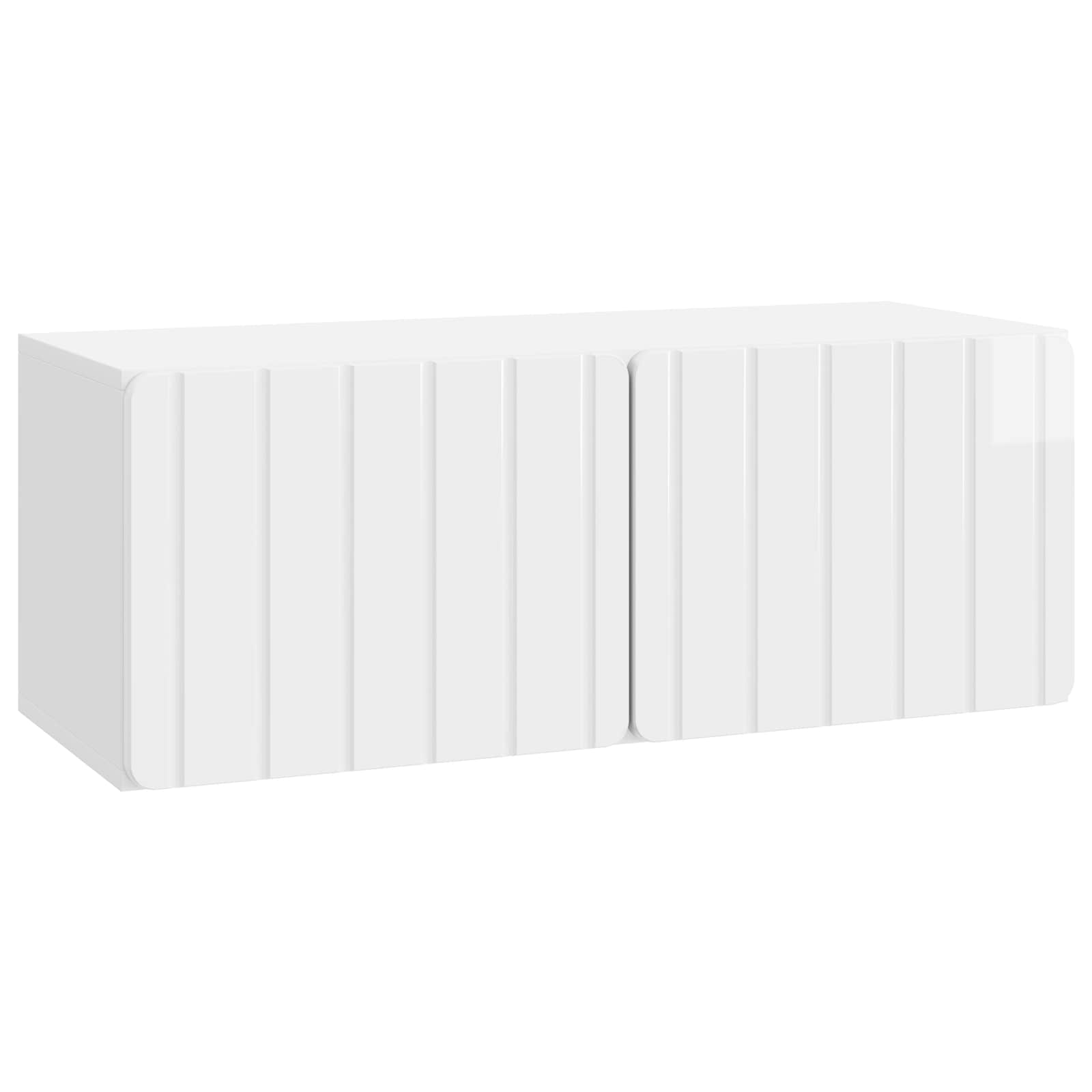 TV ormar za zid Zidne Bijela visokog sjaja 78,5 x 31 x 30 cm