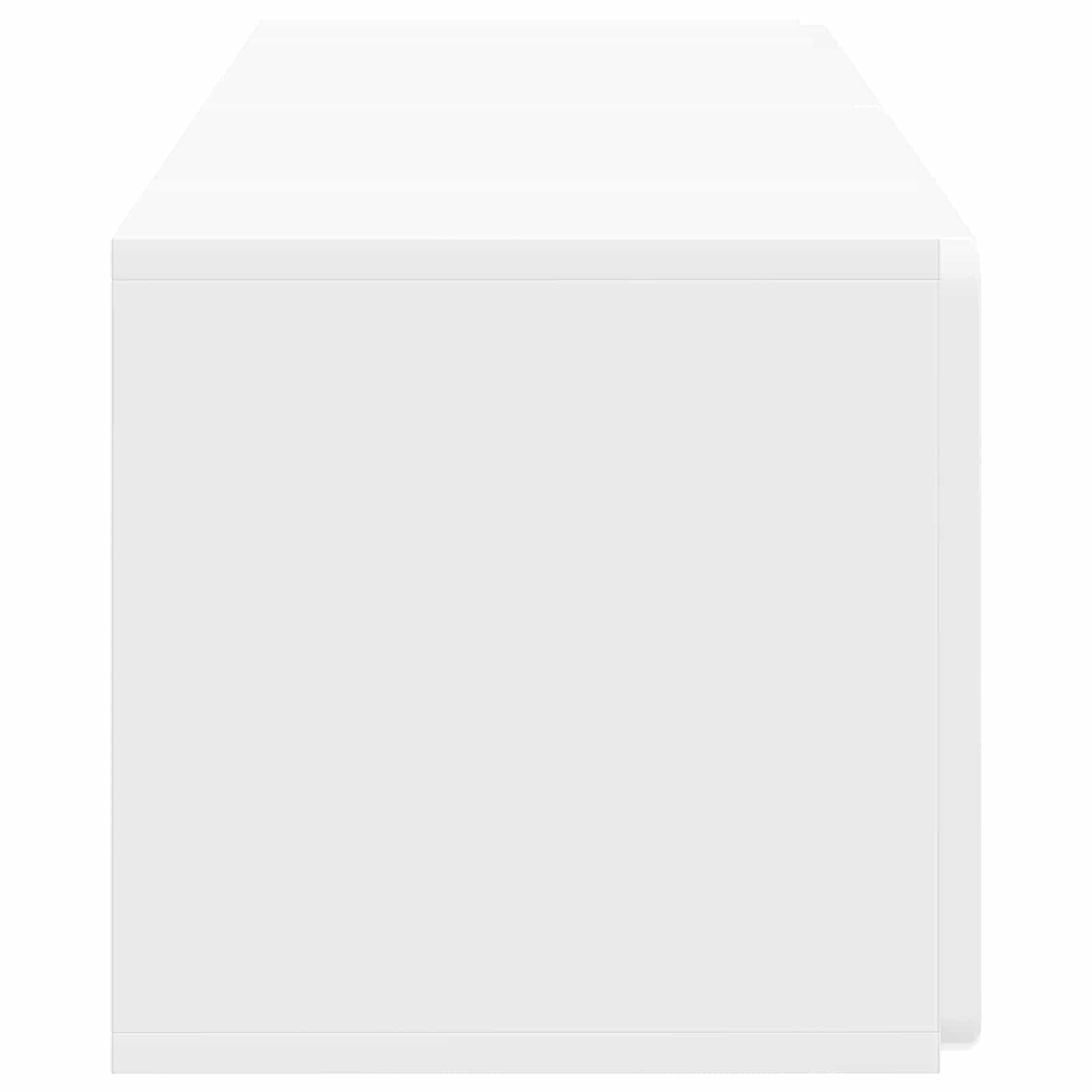 TV ormar za zid Zidne Bijela visokog sjaja 78,5 x 31 x 30 cm