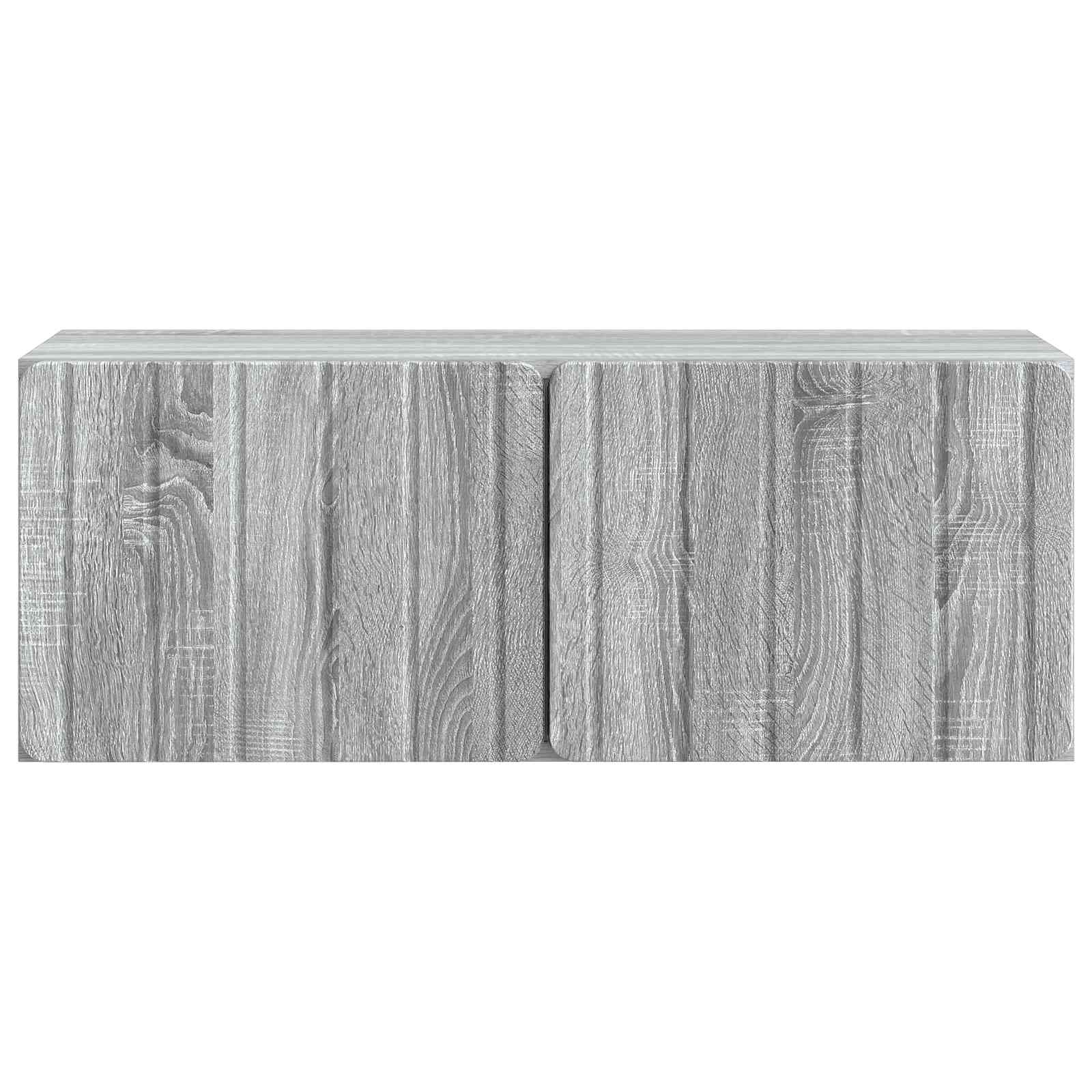 TV ormar za zid 78,5 x 31 x 30 cm Siva Sonoma Konstruirano drvo