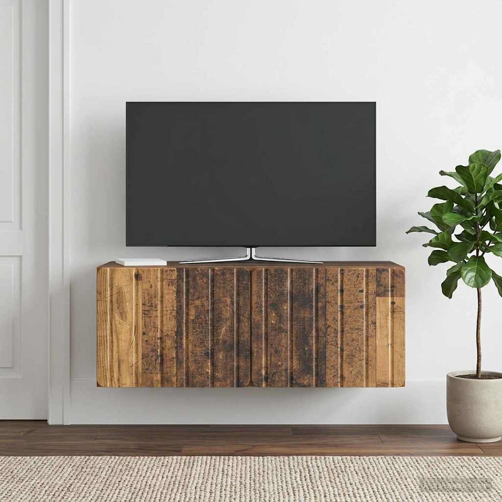 TV ormar za zid 78,5 x 31 x 30 cm Staro drvo Konstruirano drvo