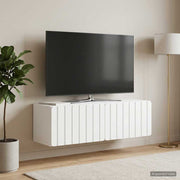 TV ormar za zid 98 x 31 x 30 cm Bijela Konstruirano drvo