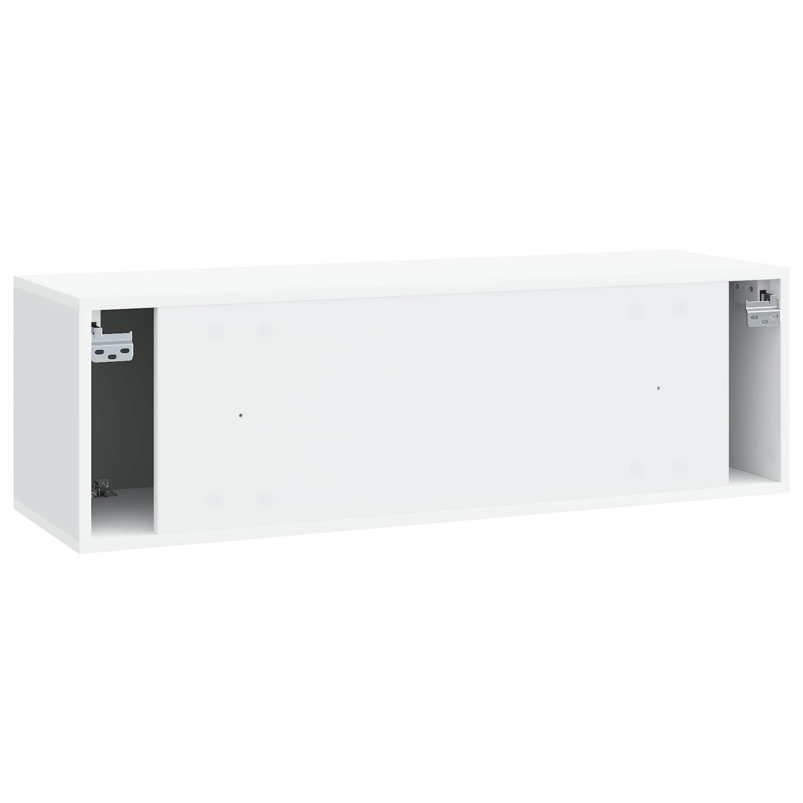 TV ormar za zid 98 x 31 x 30 cm Bijela Konstruirano drvo