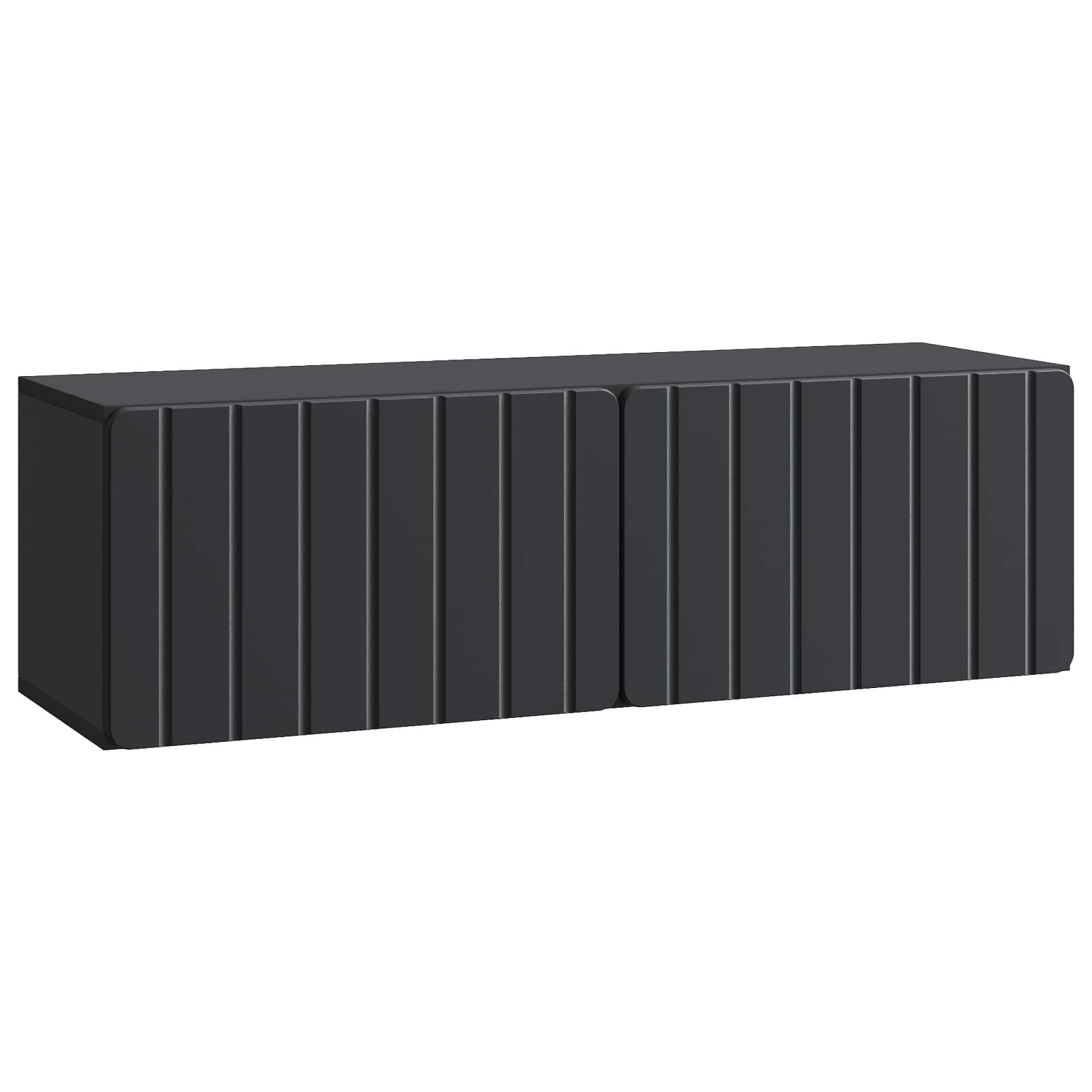 TV ormar za zid 98 x 31 x 30 cm Crna Konstruirano drvo